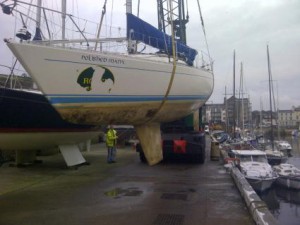 Before powerwash - Portside